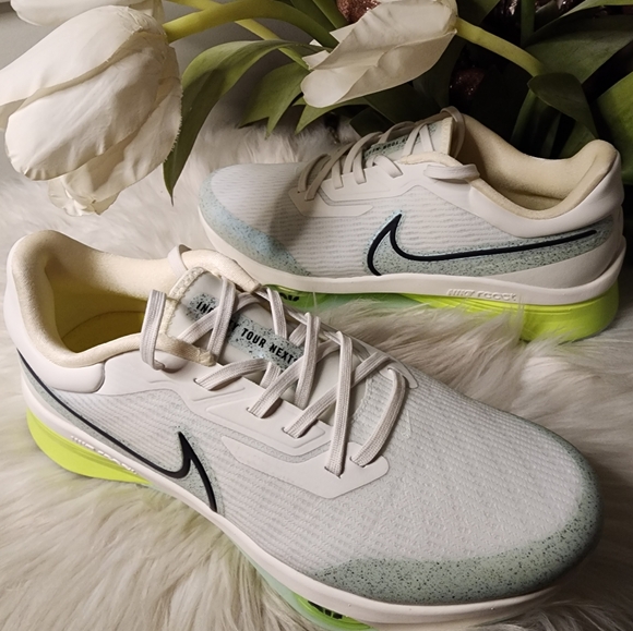 Nike Mens Infinity Tour Next % Golf Shoes Air Zoom Gray DC5221-131 10M New - Picture 3 of 6